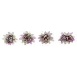 Maxbell 100pcs Artificial Silk Daisy Flower Heads Wedding Garden Decor Light Purple