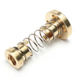 Maxbell T8 Anti-backlash Spring Loaded Nut For CNC Threaded Rod Lead Screw 8mm