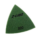 Maxbell Triangular Diamond Polishing Pads For Granite Marble Concrete 93mm 800#