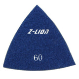 Maxbell Triangular Diamond Polishing Pads For Granite Marble Concrete 80mm 60#
