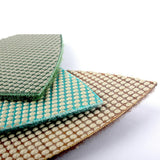 Maxbell Triangular Diamond Polishing Pads For Granite Marble Concrete 93mm 3000#