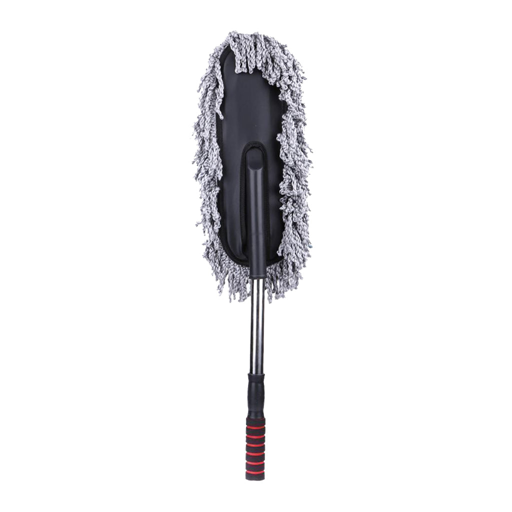 Maxbell Car Cleaning Wash Brush Dusting Tool Microfiber Telescoping Duster gray