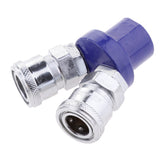 Maxbell Type C Female 2Way 3 Way Air Hose Quick Coupler Socket Connector 2 Way Joint