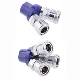 Maxbell Type C Female 2Way 3 Way Air Hose Quick Coupler Socket Connector 2 Way Joint