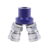 Maxbell Type C Female 2Way 3 Way Air Hose Quick Coupler Socket Connector 2 Way Joint