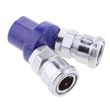 Maxbell Type C Female 2Way 3 Way Air Hose Quick Coupler Socket Connector 2 Way Joint