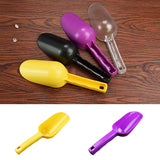 Maxbell Plastic Ice Scoop Food Candy Shovel for Kitchen Bar Buffet Party Yellow S