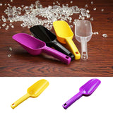 Maxbell Plastic Ice Scoop Food Candy Shovel for Kitchen Bar Buffet Party Yellow S