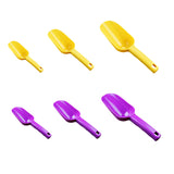 Maxbell Plastic Ice Scoop Food Candy Shovel for Kitchen Bar Buffet Party Purple S