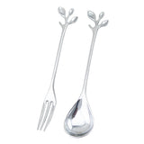 Maxbell Polished Spoon & Fork Cutlery Set for Kitchen Dining Bar Hotel Cafe  Silver