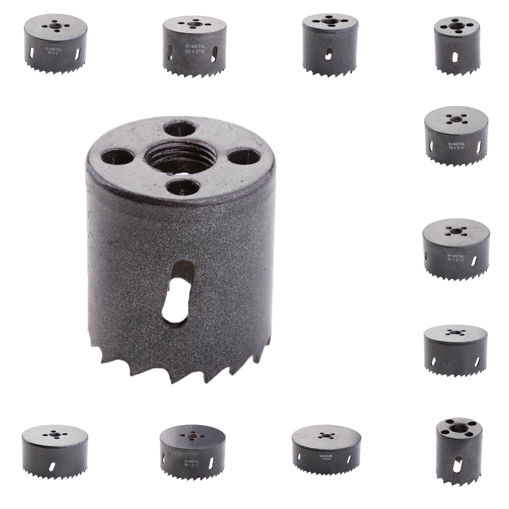 Maxbell High Speed Steel Heavy Duty Hole Saw Metalworking Cutter Tool Reamer 41mm