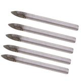 Maxbell 6 Sizes Triangular Drill Bits Set Tiles Ceramic Glass Hole Saw Opener 10mm