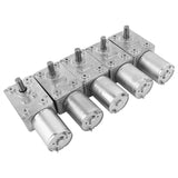 Maxbell 6V High Torque Turbine Gearbox Electric Worm Gear Reduction DC Motor 30RPM