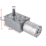 Maxbell 6V High Torque Turbine Gearbox Electric Worm Gear Reduction DC Motor 30RPM