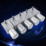 Maxbell 6V High Torque Turbine Gearbox Electric Worm Gear Reduction DC Motor 30RPM