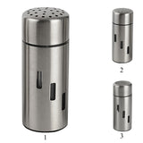 Maxbell Stainless Steel Pepper Shaker Spice Container Cruet Condiment Large Hole