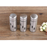 Maxbell Stainless Steel Pepper Shaker Spice Container Cruet Condiment Large Hole