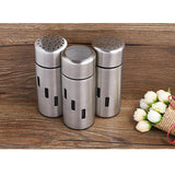 Maxbell Stainless Steel Pepper Shaker Spice Container Cruet Condiment Large Hole