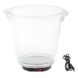 Maxbell 4L LED Ice Bucket Champagne Wine Bar Drinks Cooler Chill Bottle Red
