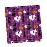 Maxbell Halloween Printed Polyester Bathroom Shower Curtain Pumpkin Skull Bat