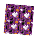 Maxbell Halloween Printed Polyester Bathroom Shower Curtain Pumpkin Skull Bat