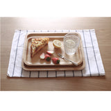 Maxbell Wooden Tray Food Fruit Tea Coffee  Kitchen Platter Plate Beech D 25×17cm