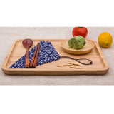 Maxbell Wooden Tray Food Fruit Tea Coffee  Kitchen Platter Plate Beech F 34×23cm