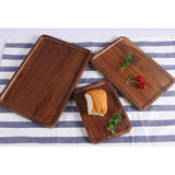 Maxbell Wooden Tray Refreshments Fruit Tea Coffee Breakfast Kitchen Platter Plate S