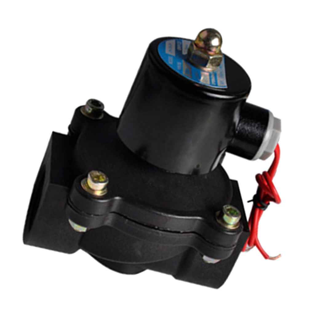 Maxbell Electric Solenoid Valve for Water Air Oil Fuels Normally Closed 25mm DC12V