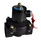 Maxbell Electric Solenoid Valve for Water Air Oil Fuels Normally Closed 25mm DC12V