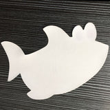 Maxbell 5 Piece Non Slip Bath Tub Stickers Bathroom Mat Shower Room Floor Grip Shark