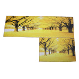 Maxbell Kitchen Area NonSlip Rug Floor Mat Door Entrance Carpet Runner Yellow Leaves