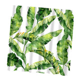 Maxbell Bathroom Decor Shower Curtain Waterproof Fabric with Hooks Banana Leaves#1