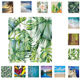 Maxbell Bathroom Decor Shower Curtain Waterproof Fabric with Hooks Frond#1