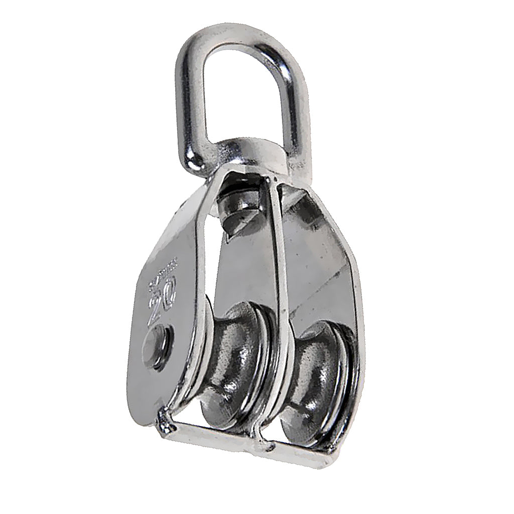 ⚡️Buy Maxbell Swivel Double Pulley Sheave Rigging Lift Rope Hanging ...