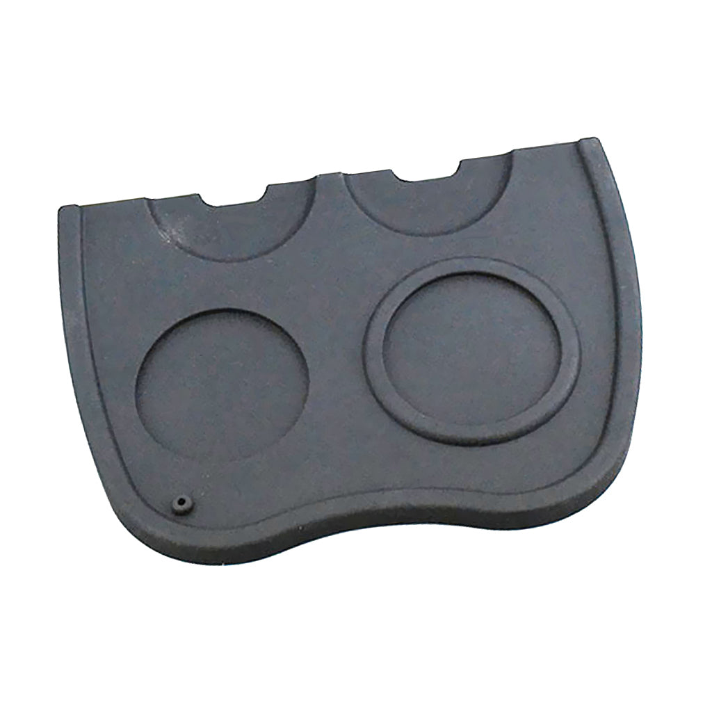 Maxbell Barista Coffee Espresso Latte Tamper Holder Silicone Pad Mat - Black Double