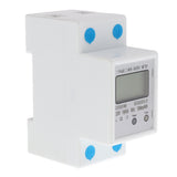 Maxbell LCD DIN-Rail Type Hour Single Phase 2 Wire Energy Meter AC 220V 10(40)A