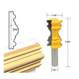 Maxbell 1/2'' Shank Rail & Stile Router Bits Carpentry Chisel Cutter Ogee Molding #3