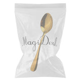 Maxbell Stainless Steel Cutlery Table Dinner Soup Tea Spoon Tableware Gold
