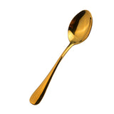 Maxbell Stainless Steel Cutlery Table Dinner Soup Tea Spoon Tableware Gold