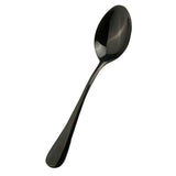 Maxbell Stainless Steel Cutlery Table Dinner Soup Tea Spoon Tableware Black