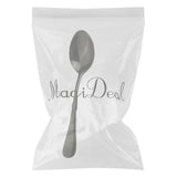 Maxbell Stainless Steel Cutlery Table Dinner Soup Tea Spoon Tableware Black