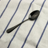 Maxbell Stainless Steel Cutlery Table Dinner Soup Tea Spoon Tableware Black