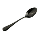 Maxbell Stainless Steel Cutlery Table Dinner Soup Tea Spoon Tableware Black