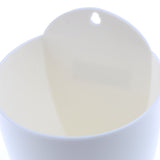 Maxbell Garden Self-watering Plant Flower Pot Wall Hanging Plastic Planter S white