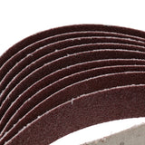 Maxbell 10 Pack Aluminum Oxide Abrasive Belt Sanding Sharpening Sander Belt 80 Grit