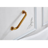 Maxbell Bathroom Armrest Bathtub HandRail Toilet Safety Grab Bar 50cm Antique Brass