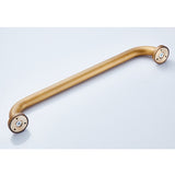 Maxbell Bathroom Armrest Bathtub HandRail Toilet Safety Grab Bar 50cm Antique Brass