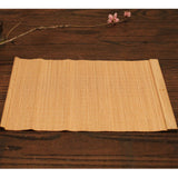 Maxbell 3 Pieces Bamboo Rectangle Placemats Table Mats Coasters 20x30cm Non-slip