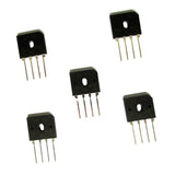 Maxbell 5 piece GBU808 Bridge Rectifier Diode Flat Bridge 8A 800V Single Phase 4 Pin